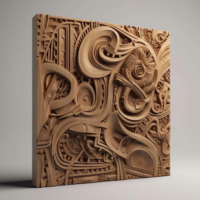 نموذج ثلاثي الأبعاد لآلة CNC 3D Art 